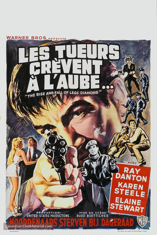 The Rise and Fall of Legs Diamond - Belgian Movie Poster