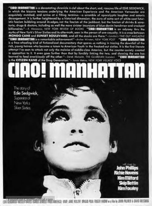 Ciao Manhattan - Movie Poster