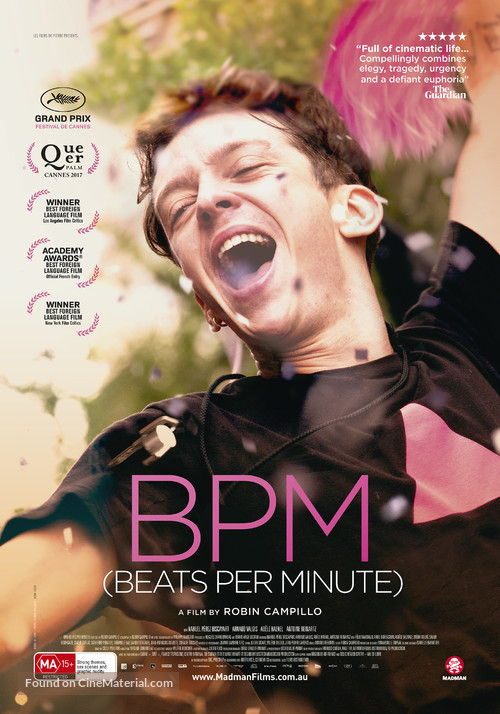 120 battements par minute - Australian Movie Poster
