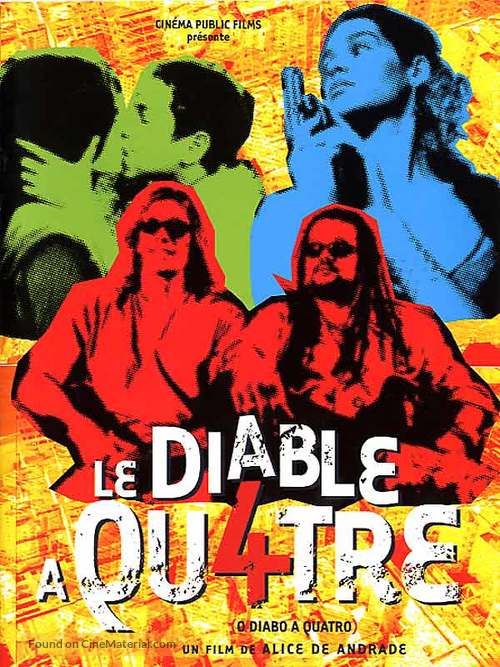 Diabo a Quatro, O - French poster