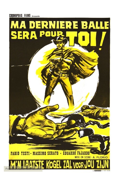 Anda muchacho, spara! - Belgian Movie Poster