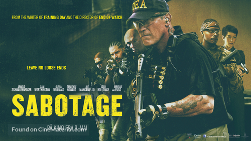 Sabotage - Norwegian Movie Poster