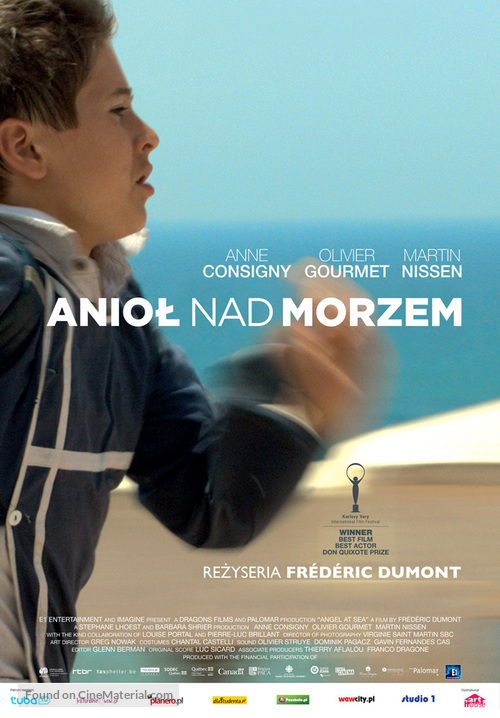 Un ange &agrave; la mer - Polish Movie Poster