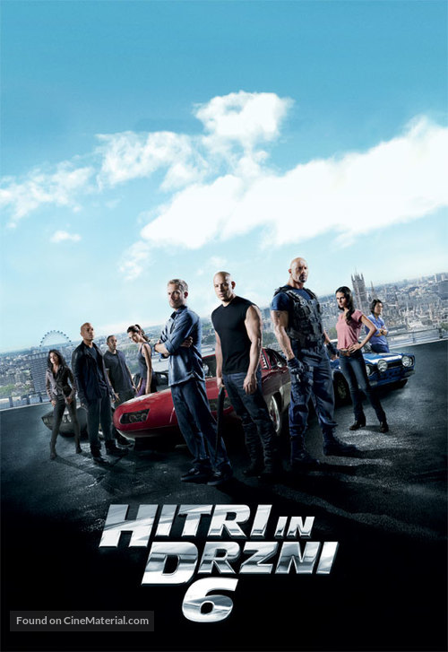 Fast &amp; Furious 6 - Slovenian Movie Poster