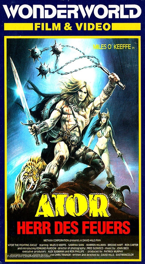 Ator l&#039;invincibile - German VHS movie cover