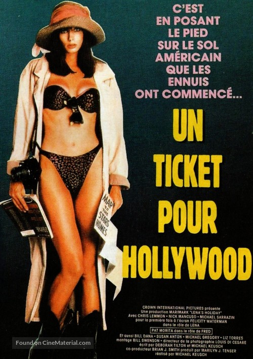 Lena&#039;s Holiday - French Movie Poster