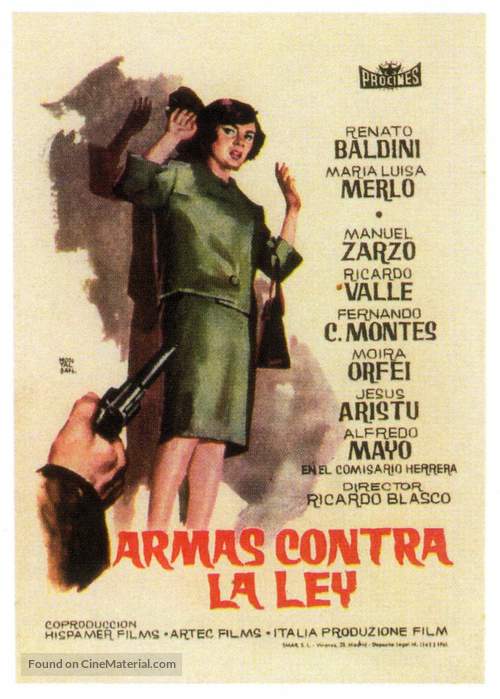 Armas contra la ley - Spanish Movie Poster