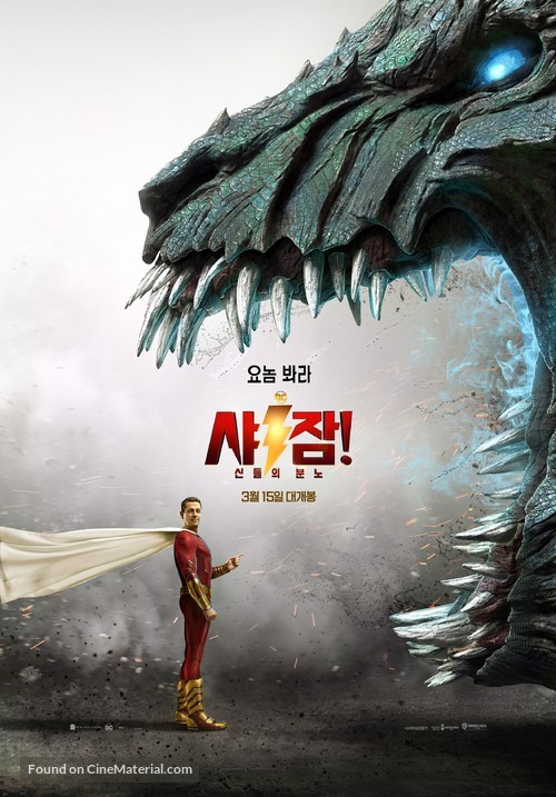 Shazam! Fury of the Gods - South Korean Movie Poster