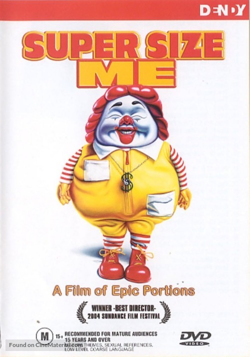 Super Size Me - Australian poster