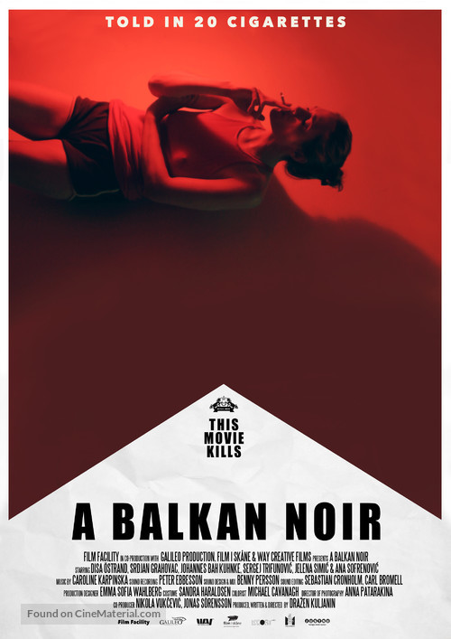 A Balkan Noir - Swedish Movie Poster