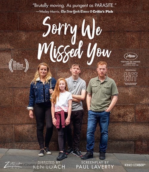 Sorry We Missed You - Blu-Ray movie cover