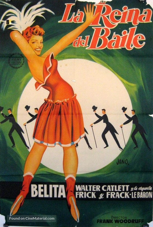Lady, Let&#039;s Dance - Spanish Movie Poster