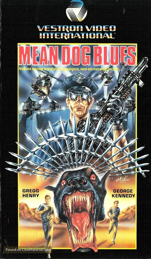 Mean Dog Blues - VHS movie cover