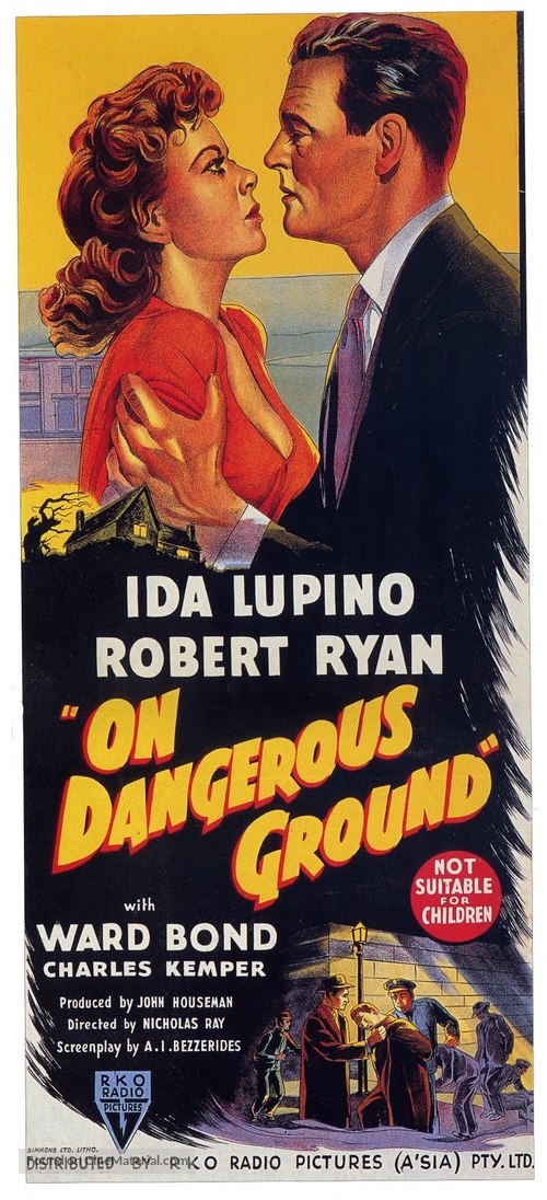 On Dangerous Ground - Australian Movie Poster