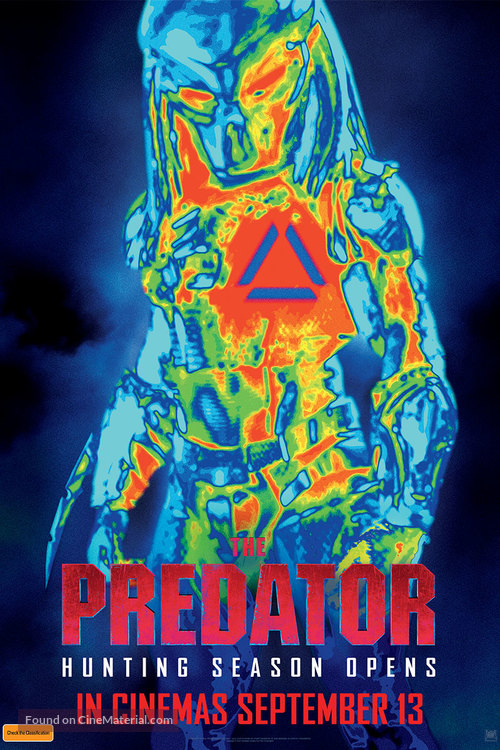 The Predator - Australian Movie Poster