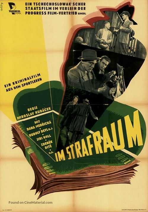 V trestn&eacute;m &uacute;zem&iacute; - German Movie Poster