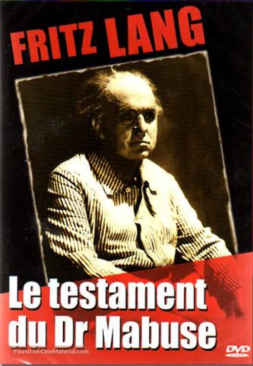 Das Testament des Dr. Mabuse - French DVD movie cover