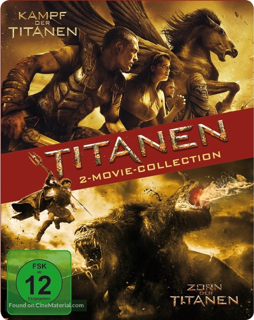 Wrath of the Titans - German Blu-Ray movie cover