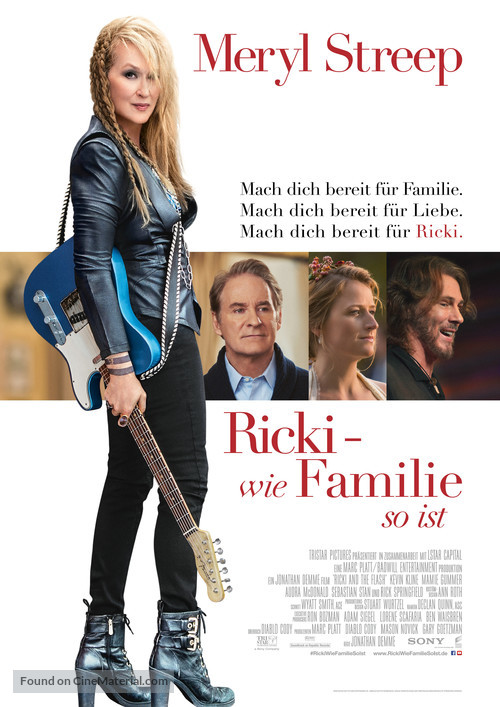 Ricki and the Flash - German Movie Poster