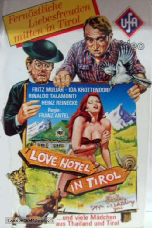 Love-Hotel in Tirol - German VHS movie cover