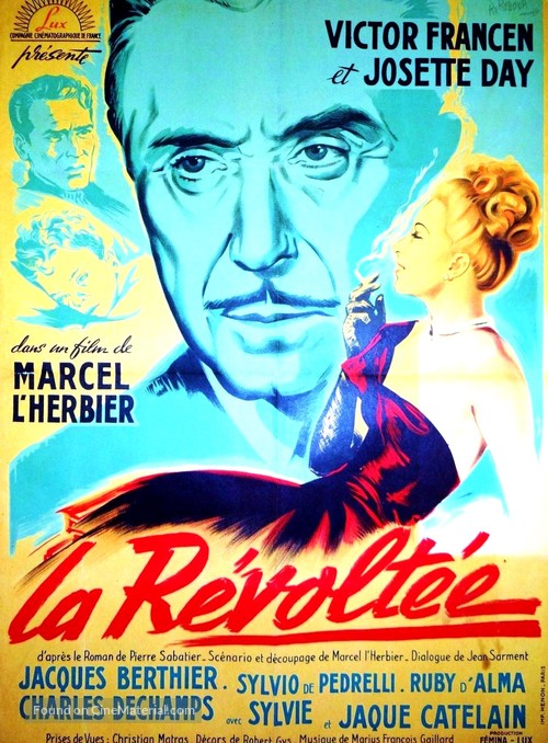 La r&eacute;volt&eacute;e - French Movie Poster