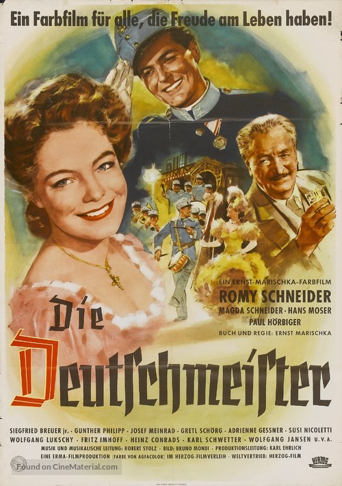 Deutschmeister, Die - German Movie Poster