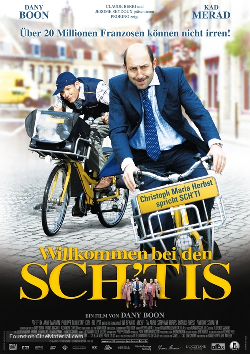 Bienvenue chez les Ch&#039;tis - German Movie Poster