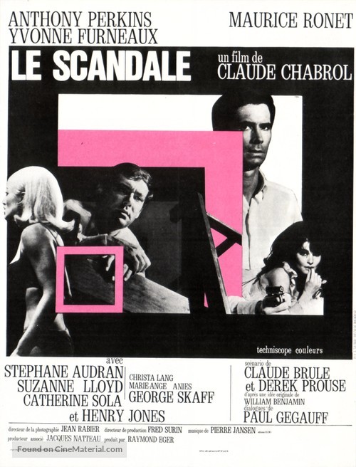 Le scandale - French Movie Poster