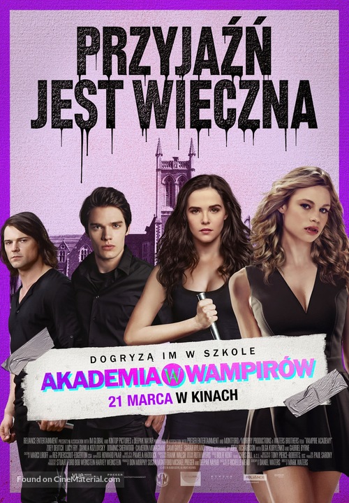 Vampire Academy - Polish Movie Poster