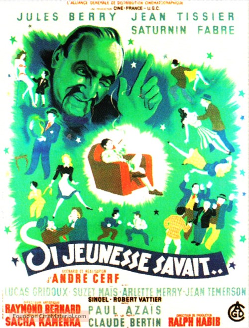 Si jeunesse savait... - French Movie Poster