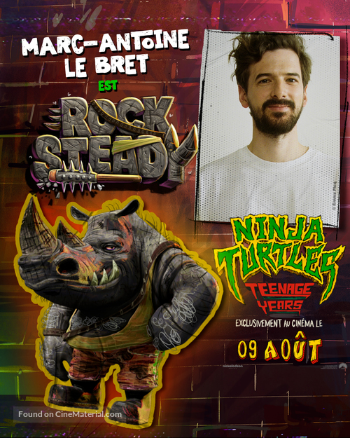 Teenage Mutant Ninja Turtles: Mutant Mayhem - French Movie Poster