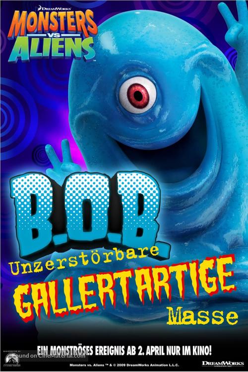 Monsters vs. Aliens - German Movie Poster