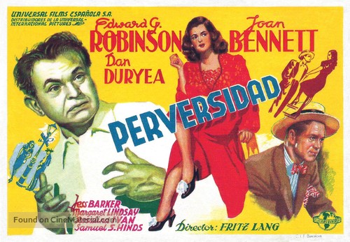 Scarlet Street - Spanish Movie Poster