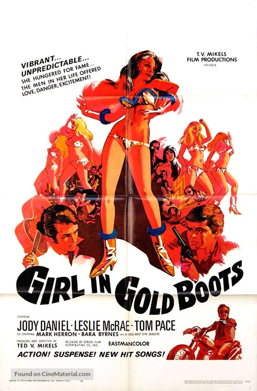 Girl in Gold Boots - Movie Poster