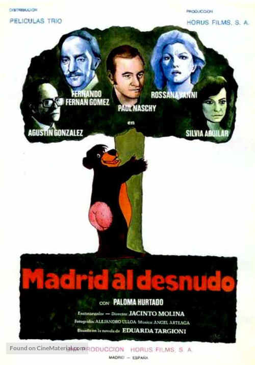 Madrid al desnudo - Spanish Movie Poster