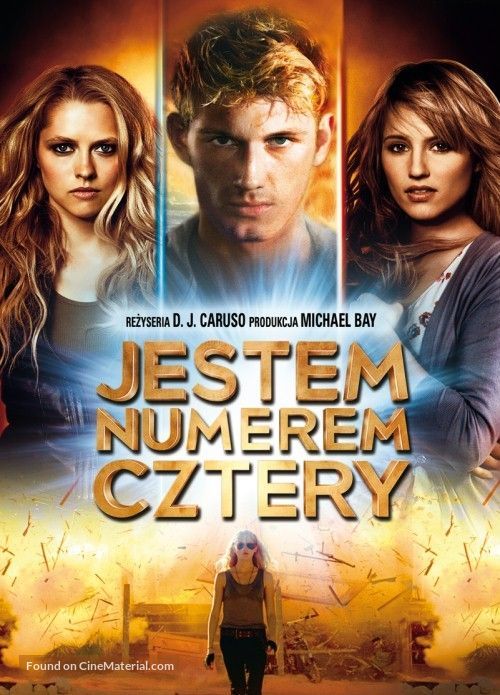 I Am Number Four - Polish DVD movie cover