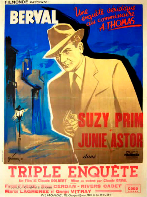 Triple enqu&ecirc;te - French Movie Poster