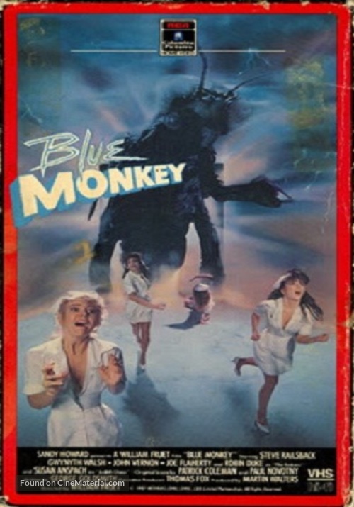 Blue Monkey - VHS movie cover