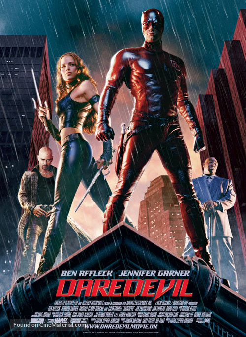 Daredevil - Danish Movie Poster