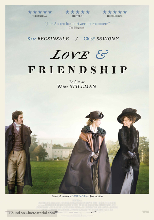 Love &amp; Friendship - Norwegian Movie Poster