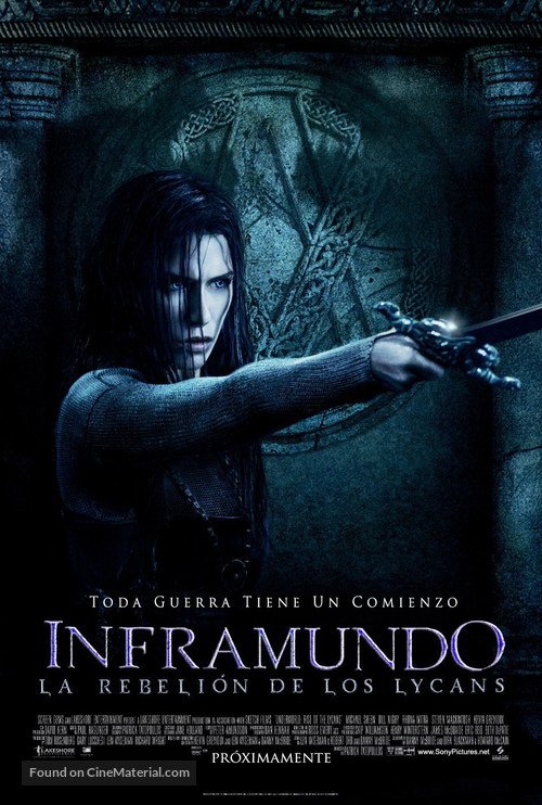 Underworld: Rise of the Lycans - Argentinian Movie Poster