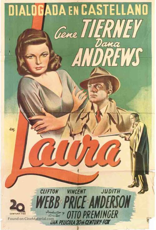 Laura - Argentinian Movie Poster