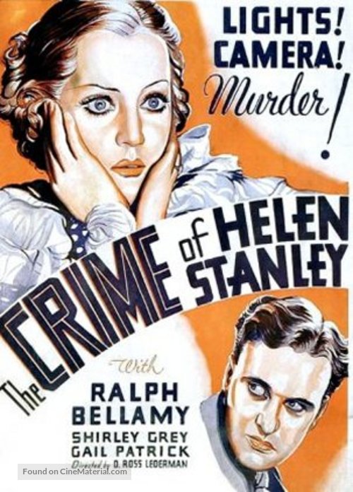 The Crime of Helen Stanley - Movie Poster