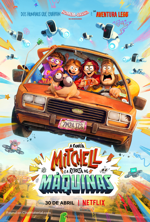 The Mitchells vs. the Machines - Brazilian Movie Poster