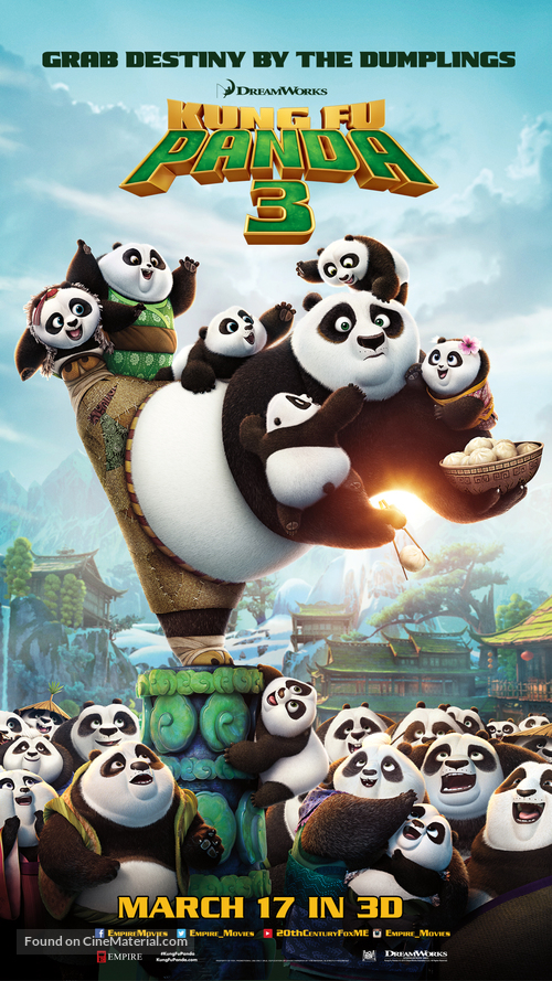 Kung Fu Panda 3 - Lebanese Movie Poster