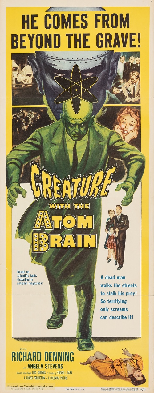 Creature with the Atom Brain - Movie Poster