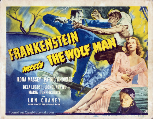 Frankenstein Meets the Wolf Man - Movie Poster