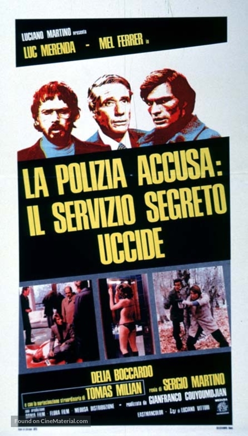 La polizia accusa: il servizio segreto uccide - Italian Movie Poster