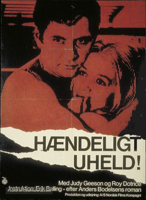 H&aelig;ndeligt uheld - Danish Movie Poster