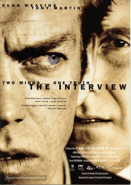 The Interview - Australian Movie Poster